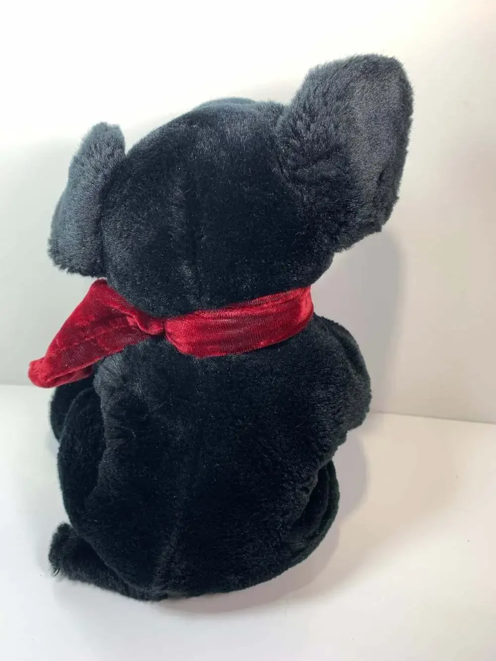 Russ Berrie Black Labrador Puppy Dog Ginger Plush Stuffed Animal 10